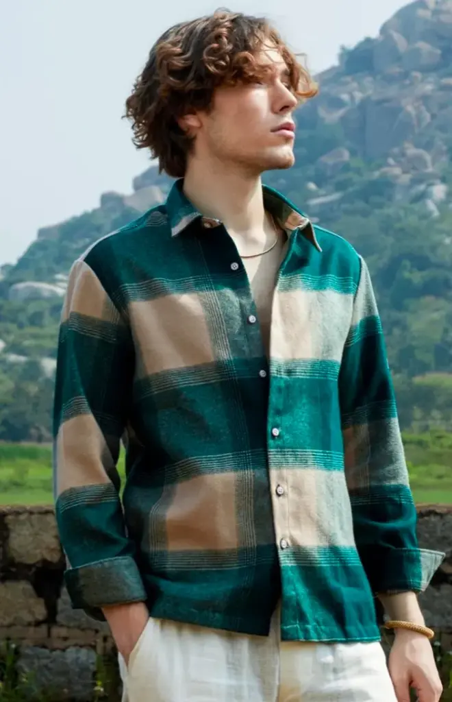 CAHOOT Men Comfort Opaque Checked Casual Shirt